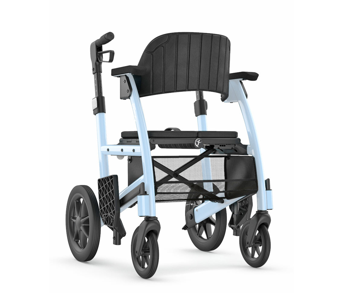 Triumph Prestige Power Wheelchair, Folded Side View