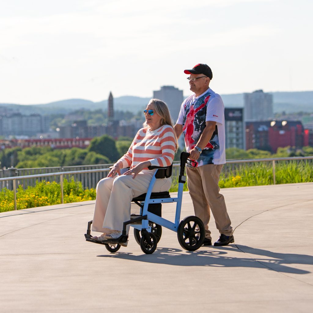 Triumph Prestige Power Wheelchair, Alternate Lifestyle View