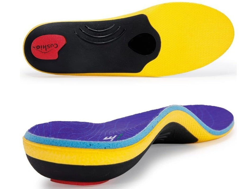 VALSOLE Heavy Duty Orthotics 220+ Lbs Plantar Fasciitis Arch Support Insoles
