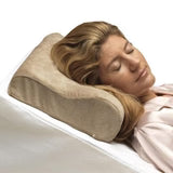 PCP 6154 Memory Foam Cervical Neck Pillow with Removable Cover , Beige