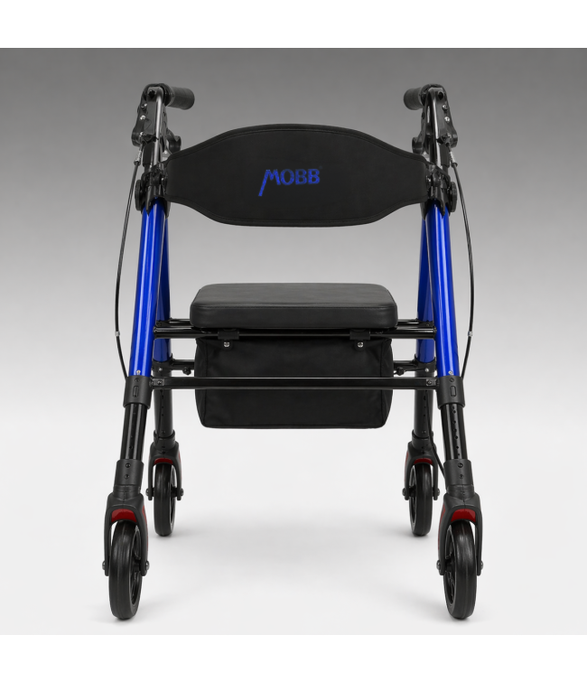 Aluminum Folding Bariatric Rollator, Wheel Detail