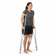 Adjustable Aluminum Pushbutton Crutches | Small, Medium & Large | 300 lb Capacity