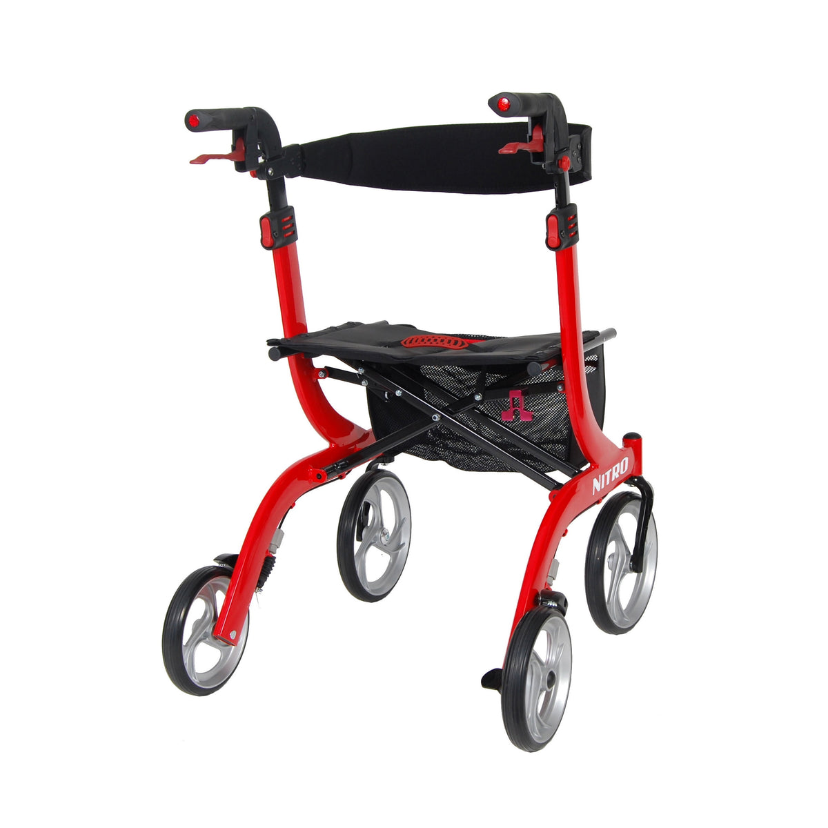 Drive Nitro rollator front caster wheels for indoor and outdoor use