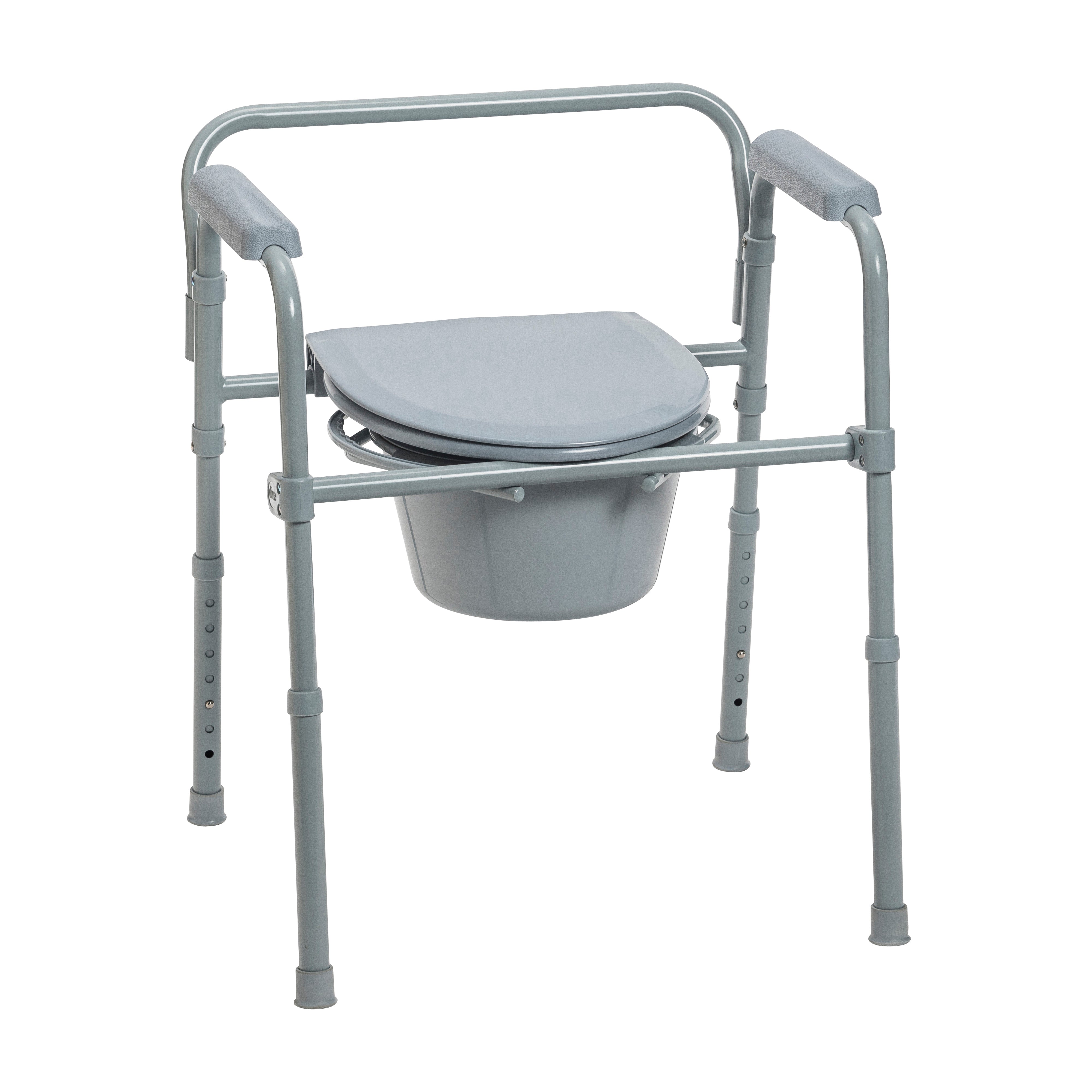 Airway Surgical 3-in-1 Commode Chair | Portable Bedside Commode, Raised Toilet Seat & Shower Chair