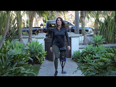 iWalk Hands Free Crutch 3.0 with Person Using Device