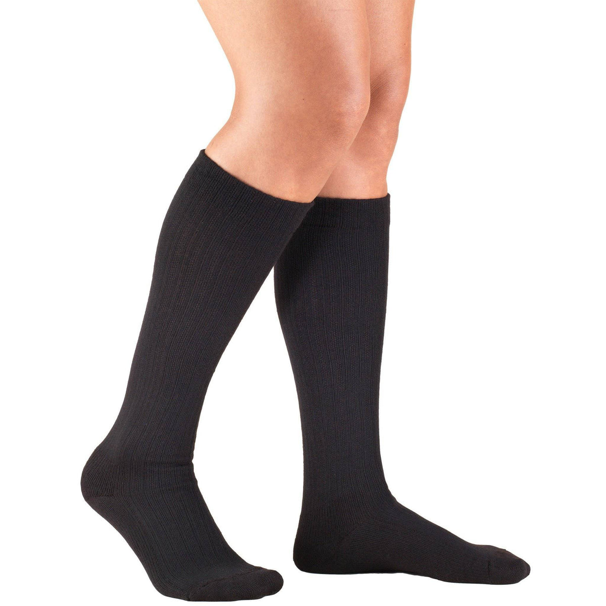 Truform Women's Ribbed Knee-High Compression Socks, view 2 of 5 – Must Medical Equipment Surrey