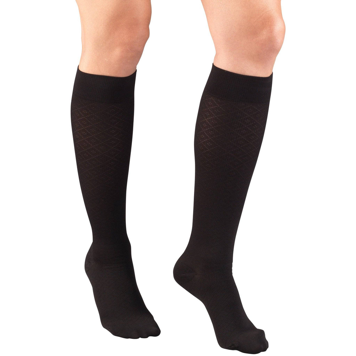 Truform Women's Ribbed Knee-High Compression Socks, view 4 of 5 – Must Medical Equipment Surrey