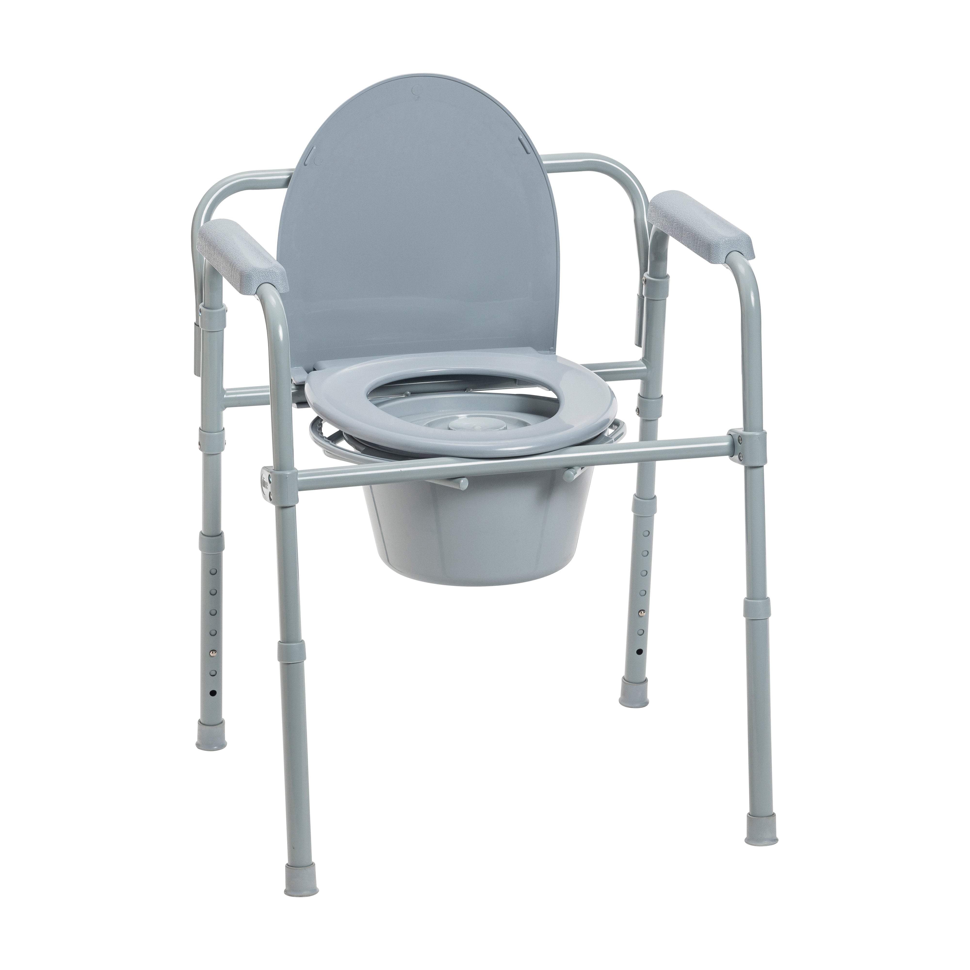 Airway Surgical 3-in-1 Commode Chair | Portable Bedside Commode, Raised Toilet Seat & Shower Chair