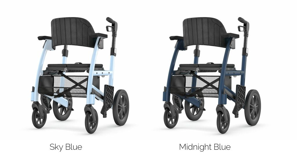 Triumph Prestige Power Wheelchair – Sky Blue | Folding Electric Wheelchair