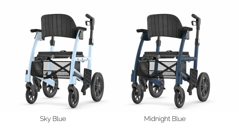 Triumph Prestige Power Wheelchair – Sky Blue | Folding Electric Wheelchair
