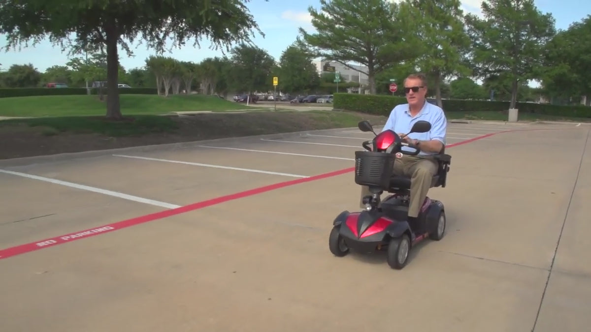 Load video: Ventura 4-Wheel Mobility Scooter | 400 lb Capacity | All-Terrain