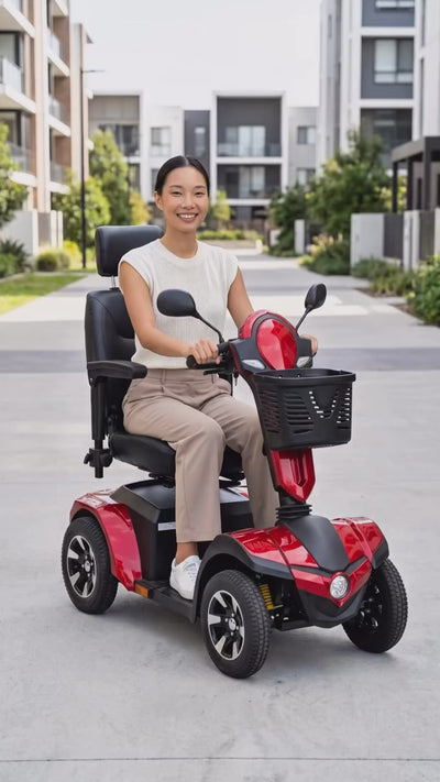 Ventura 4-Wheel Mobility Scooter – All-Terrain, 400 lb Capacity