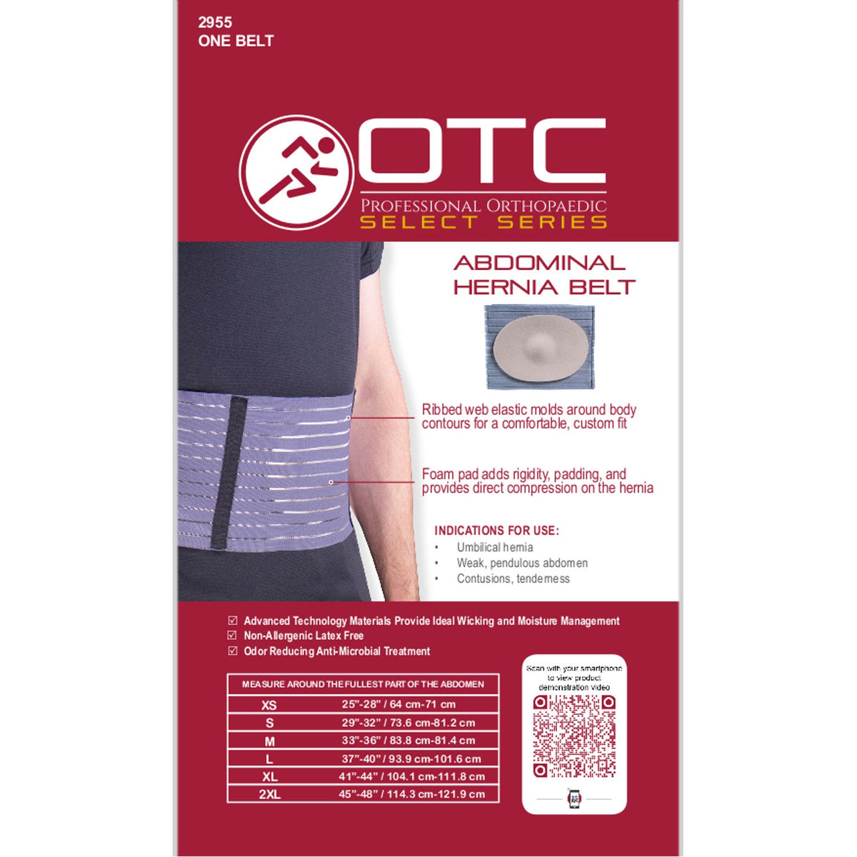 OTC Select Series 2955 Abdominal Hernia Support