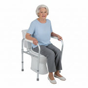 Toilet Safety Frame Toilet Safety Rail with Easy Installation; Height Adjustable ; Bathroom Assist Rail with Armrests; Bathroom Safety; 300 lb. Weight Capacity